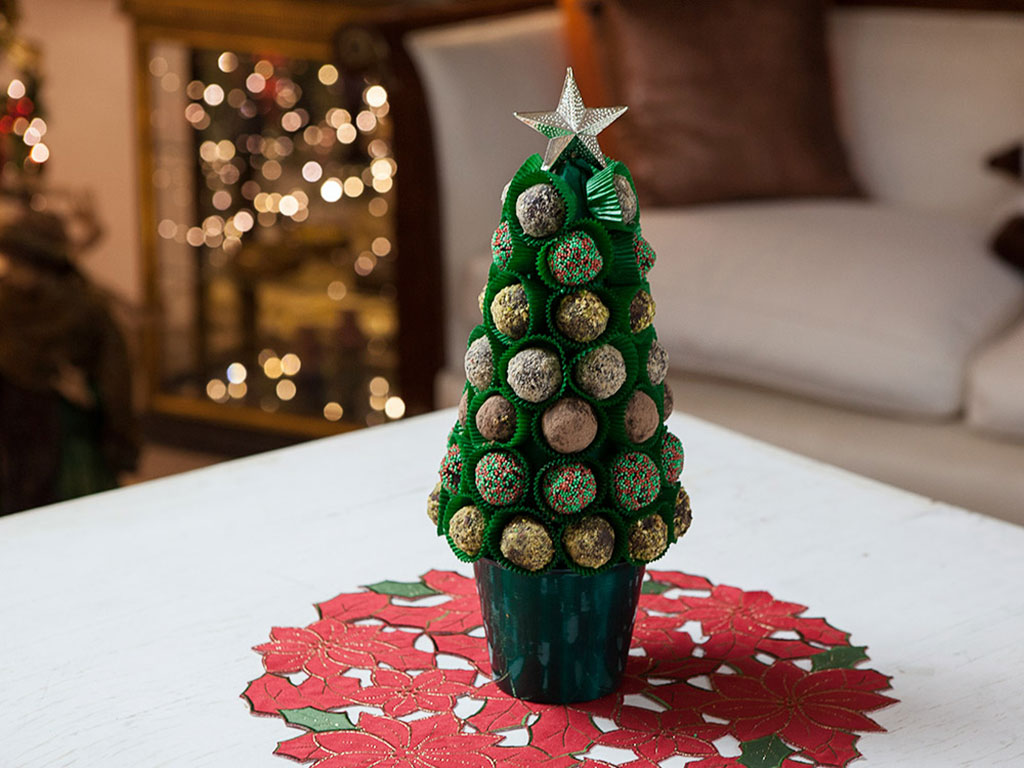 Dica de Natal: árvore de doces light - Lucilia Diniz